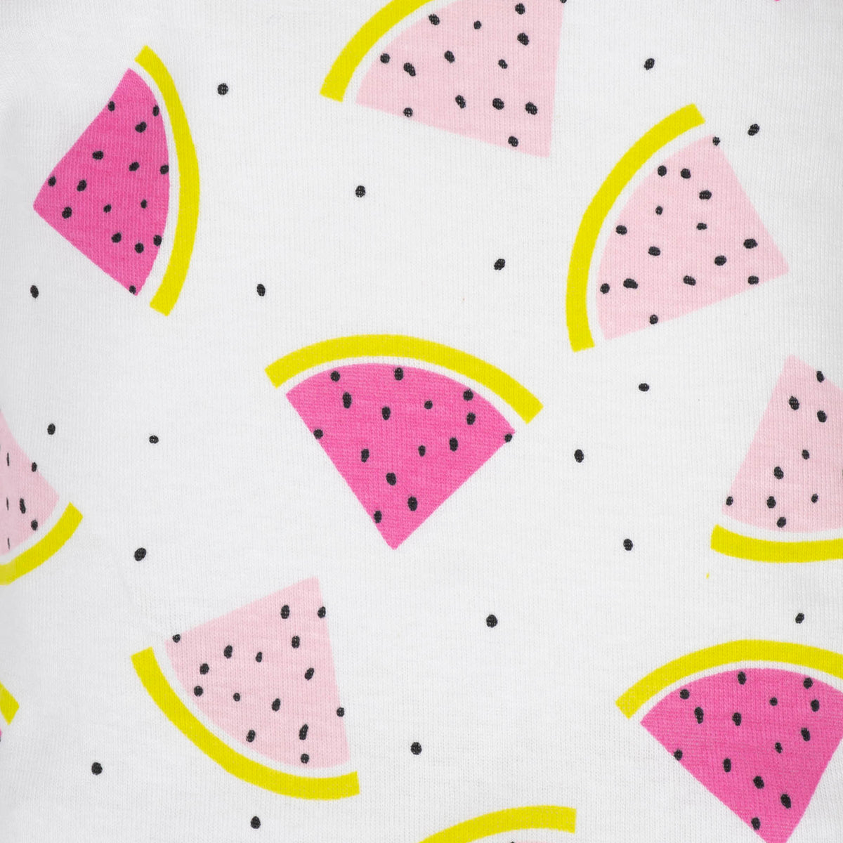 4-Pack Baby Girls Watermelon Onesies Bodysuits, view 2