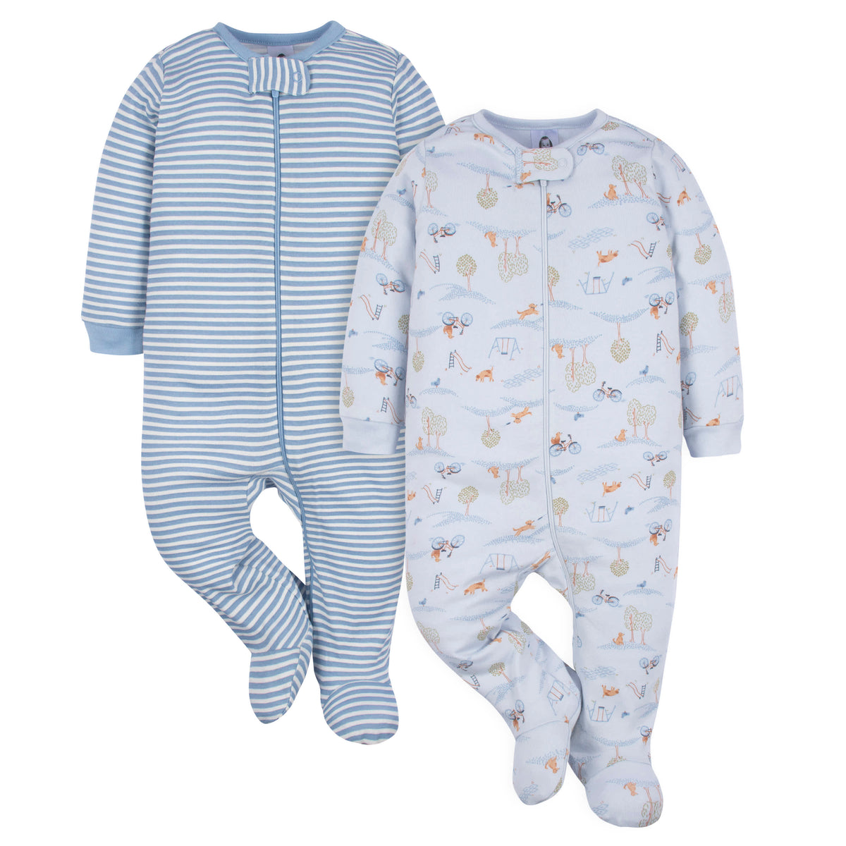 2-Pack Baby Boys Puppy Playground Sleep 'N Plays