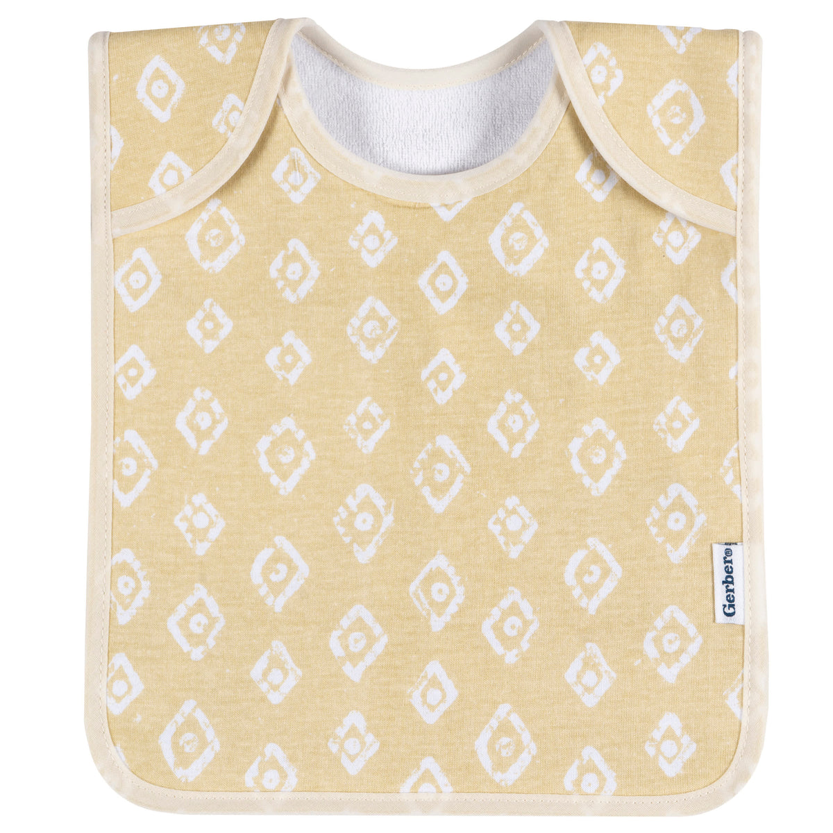 8-Pack Baby Neutral Multi Grey Yellow Lap Shoulder Bibs, view 7