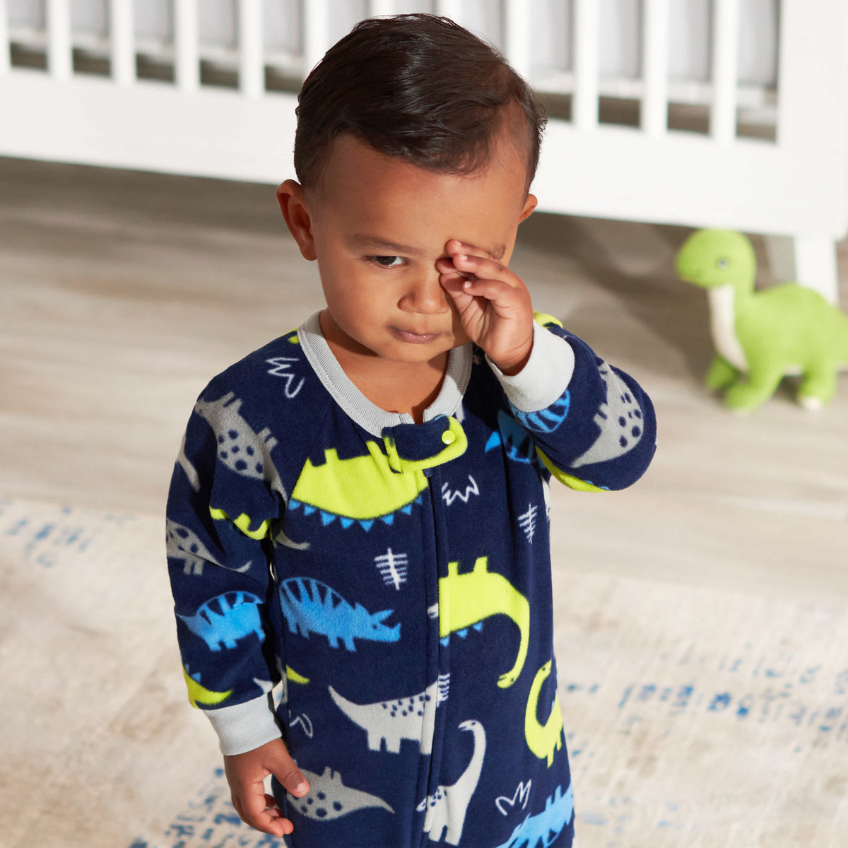 2-Pack Baby & Toddler Boys Dinos Fleece Pajamas, view 2