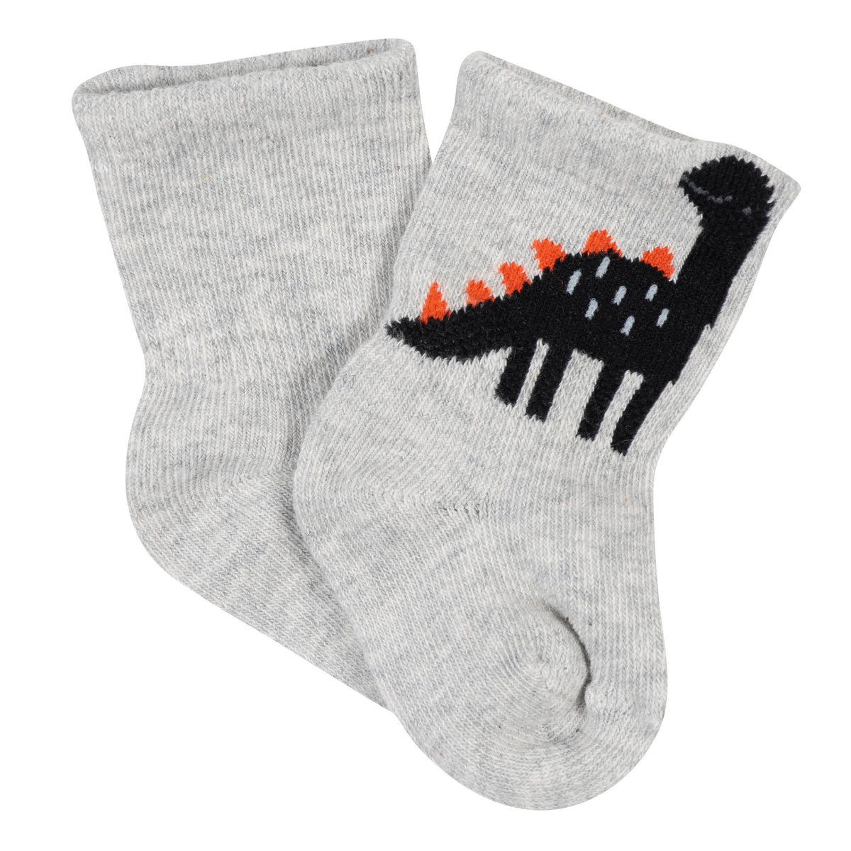 6-Pack Baby Boys Dino Wiggleproof Socks, view 6