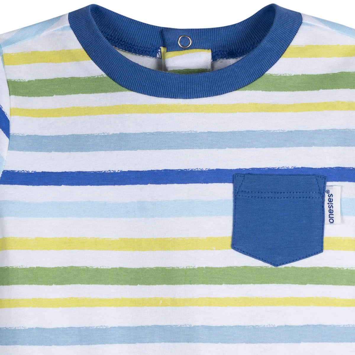 3-Pack Baby Boys Fun Rompers, view 5