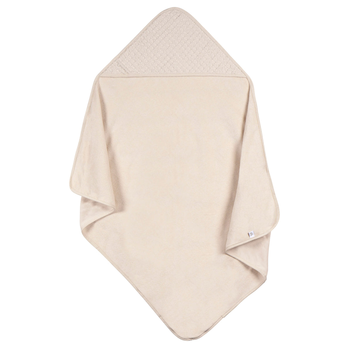 3-Piece Baby Neutral Tan Hooded Towel, view 2