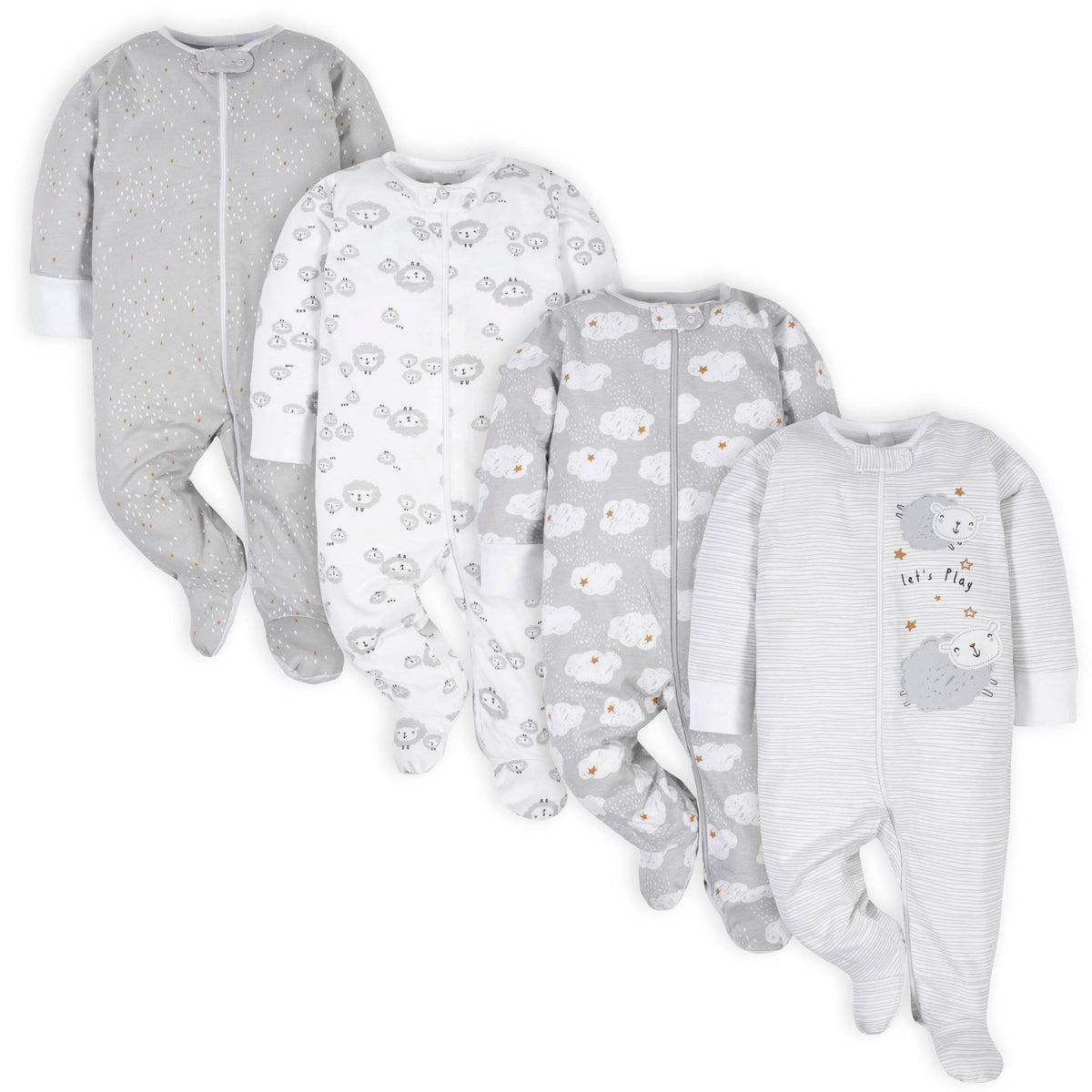 4-Pack Baby Neutral Sheep Sleep 'n Plays