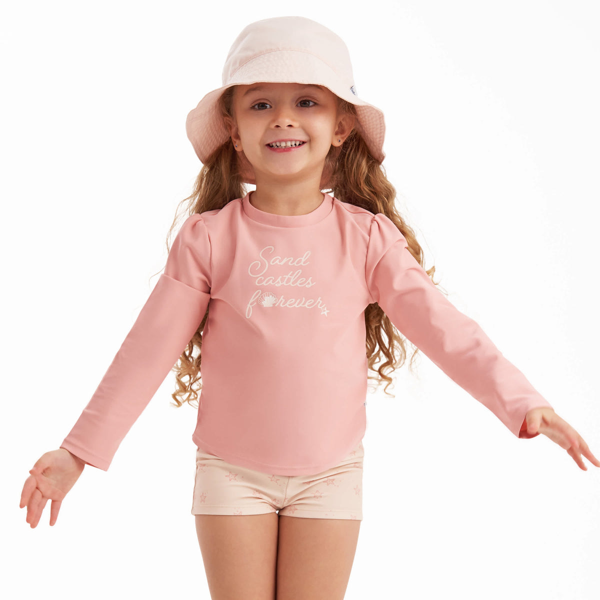 Toddler Neutral Blush Sun hat, view 3