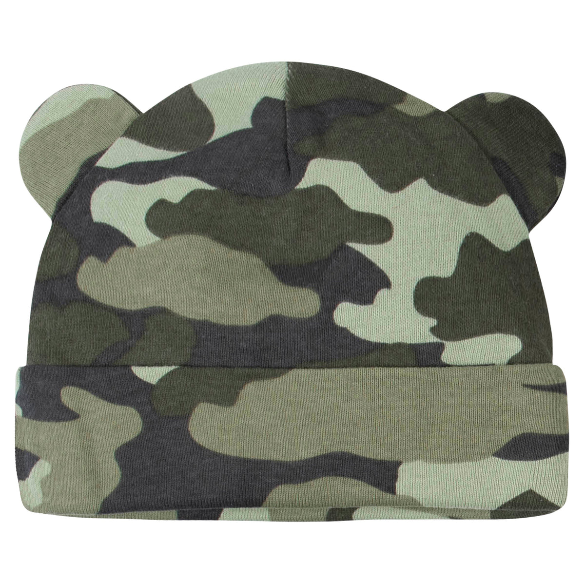 4-Pack Baby Boys Bear Caps, view 2
