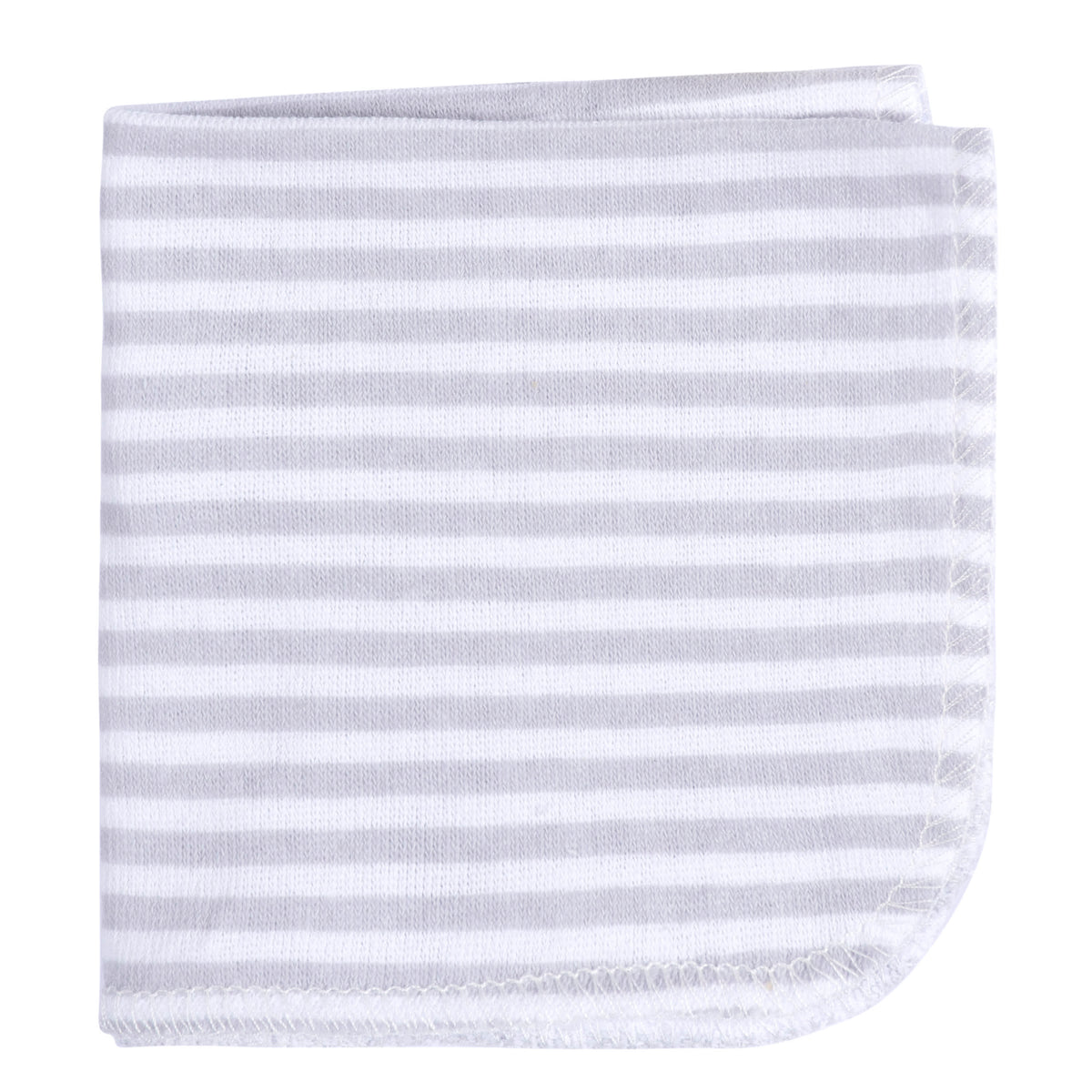 4-Piece Baby Neutral Grey Elephant Towel & Washcloths, view 4