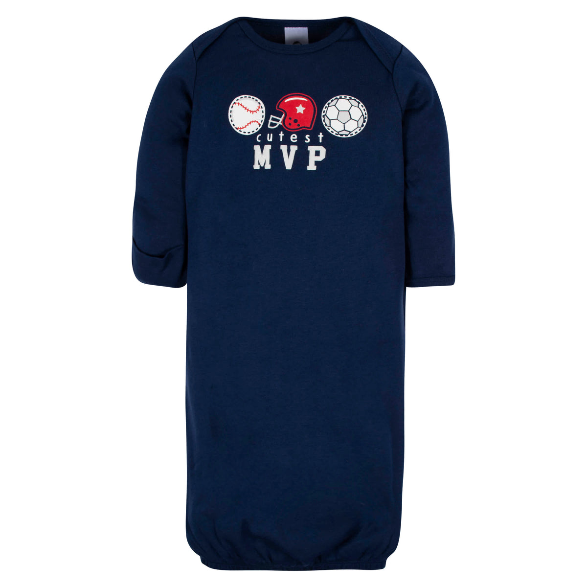 4-Pack Baby Boys All Star Gowns, view 2