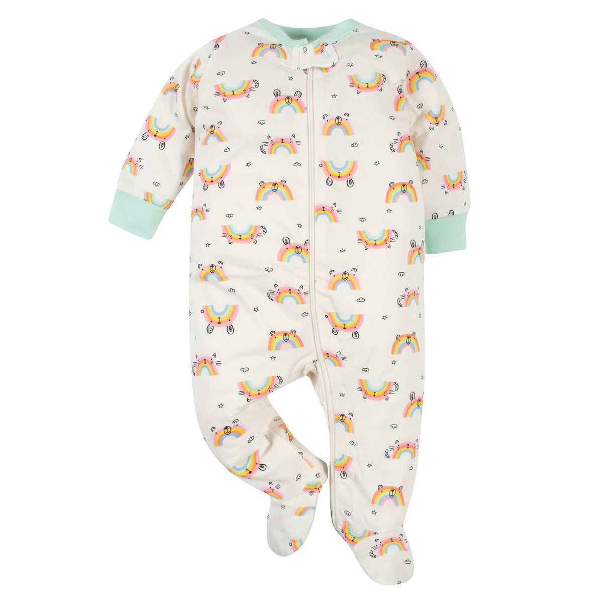 3-Pack Baby Girls Rainbow Sleep N Plays, view 4