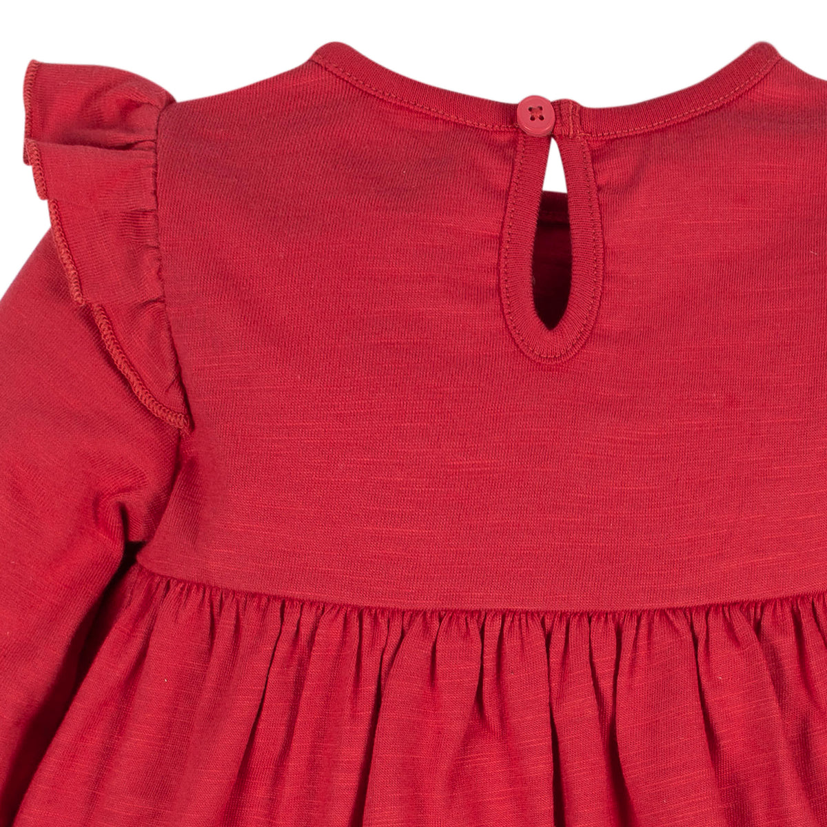 2-Pack Baby & Toddler Girls Holly Berries Babydoll Dresses, view 7