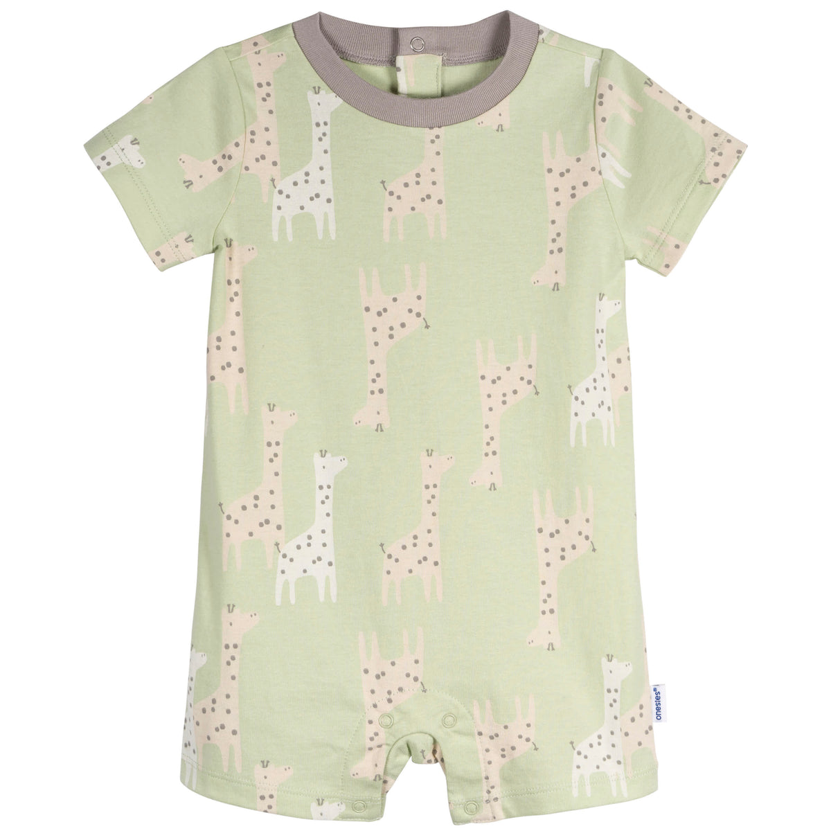 3-Pack Baby Neutral Hello Rompers, view 4