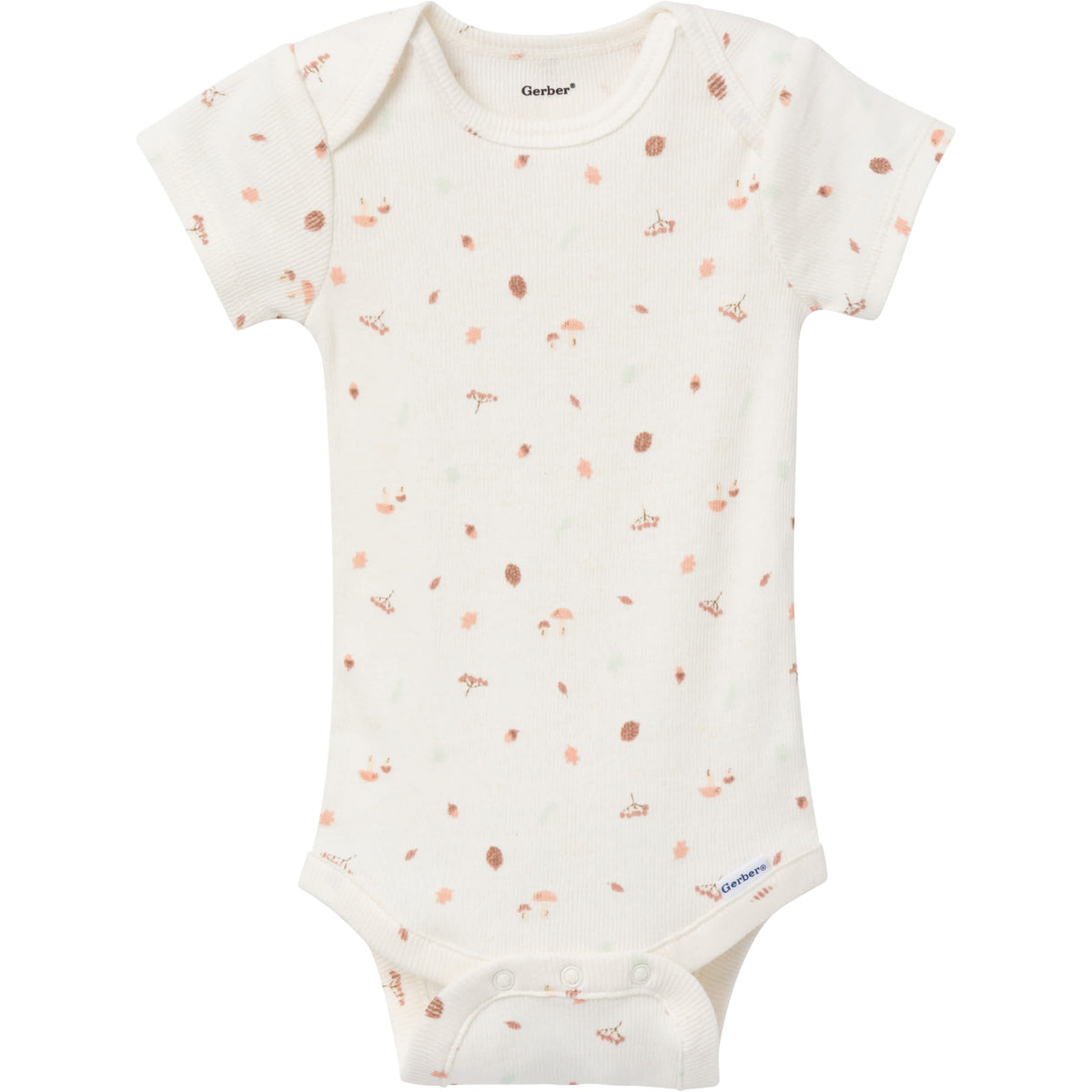 6-Pack Baby Girls Garden Floral Onesies Bodysuits, view 5