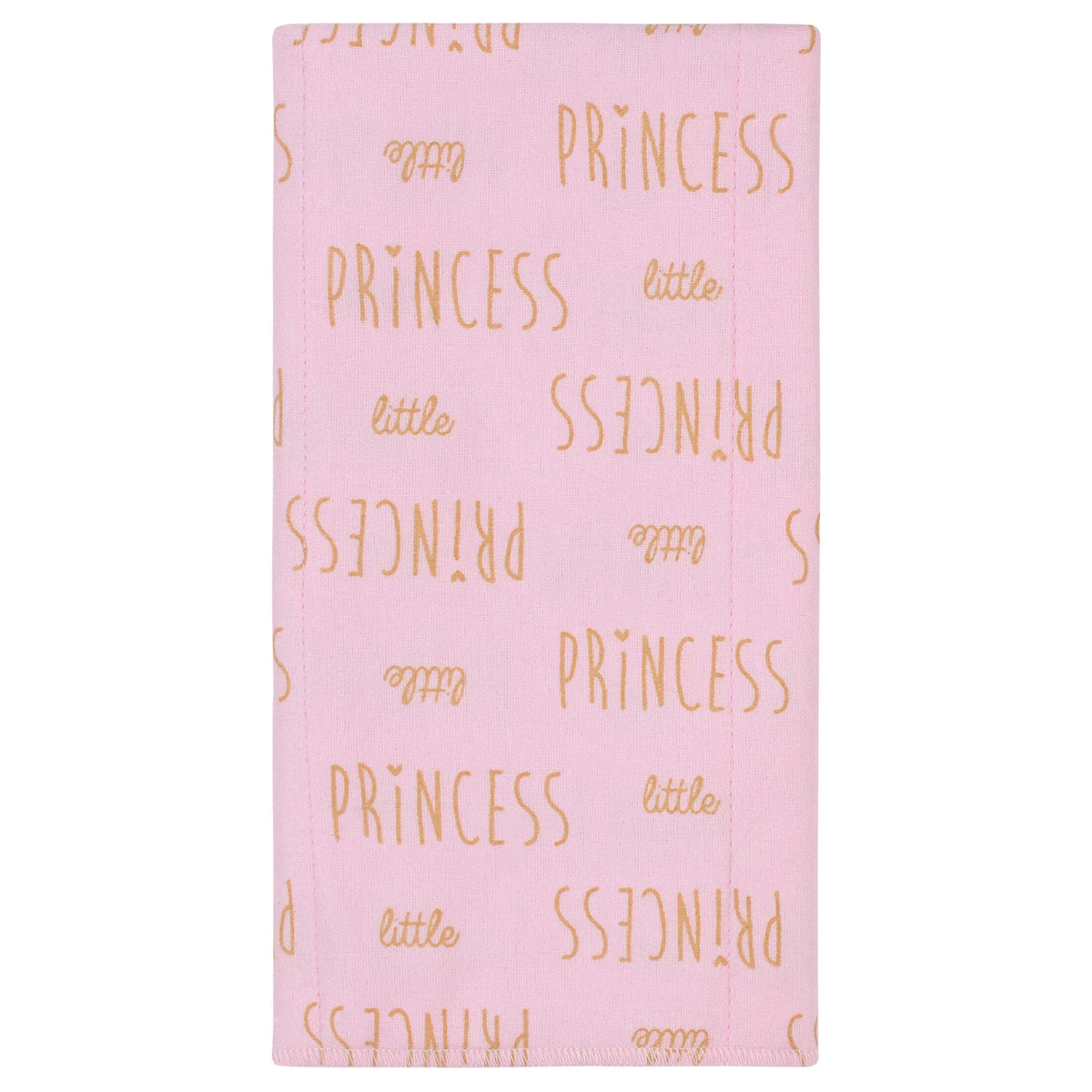 8-Pack Baby Girls Princess Flannel Burp Cloths, view 2