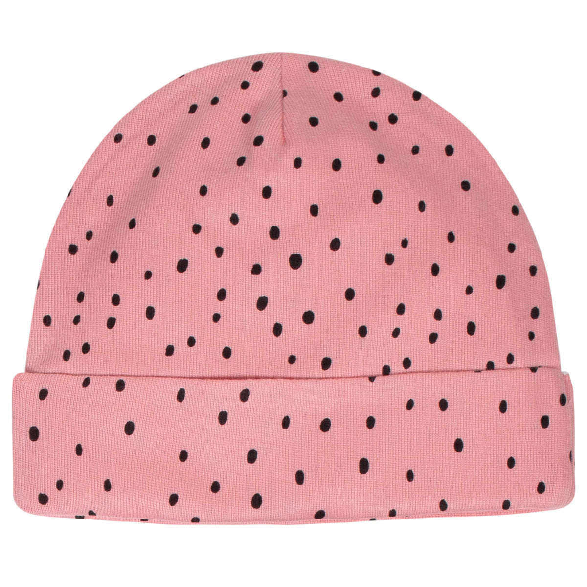 5-Pack Baby Girls Bear Caps Set, view 2