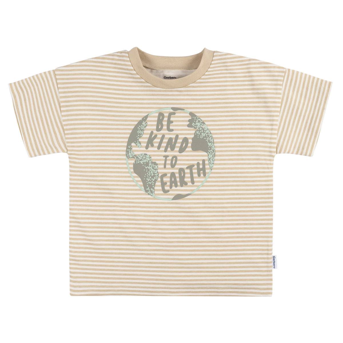 2-Piece Toddler Boys Kind Earth Shirt & Shorts Set, view 2