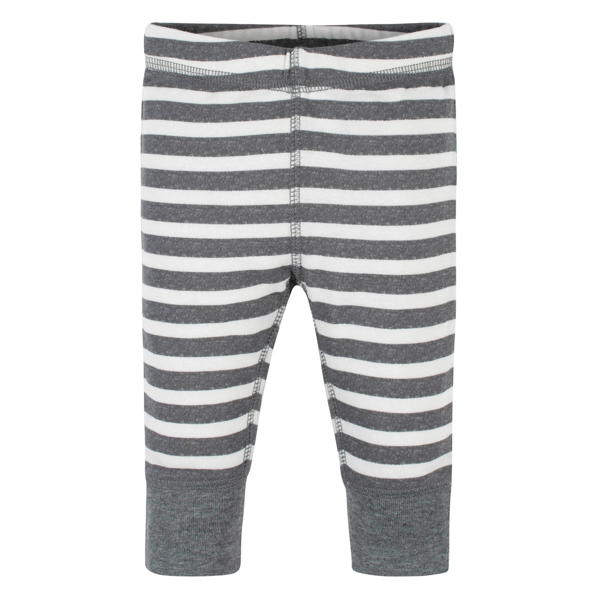 3-Pack Baby Neutral Stripe, Gray, & Black Pants, view 2