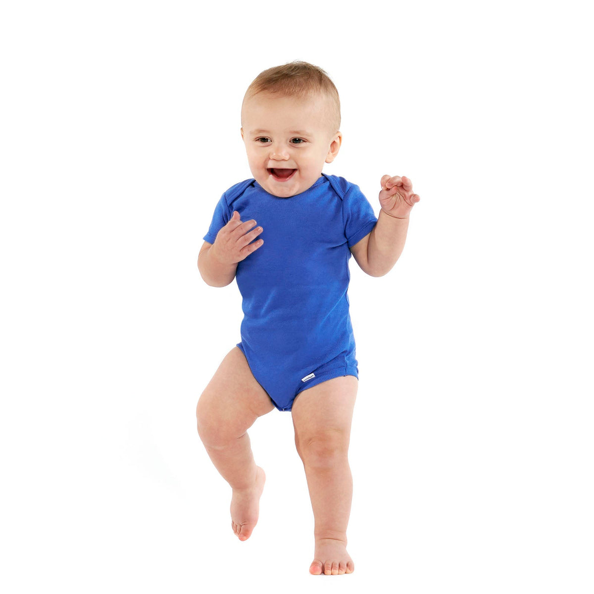 Short Sleeve Royal Onesies Bodysuit, view 2