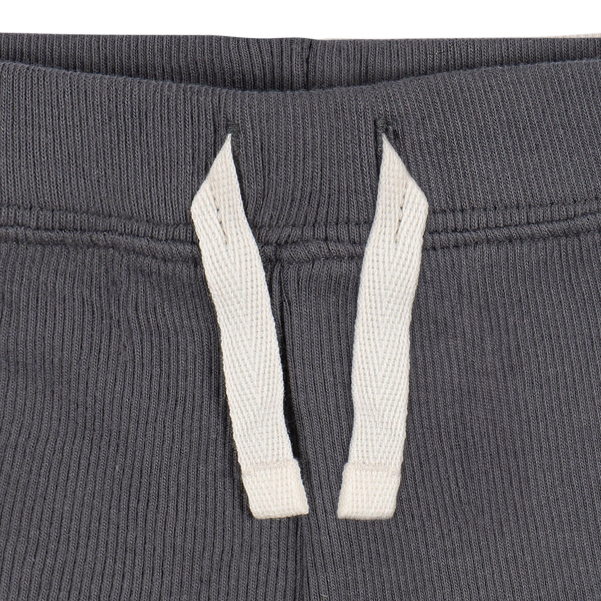 2-Piece Baby Boys Dark Grey Bodysuit and Shorts Set, view 6