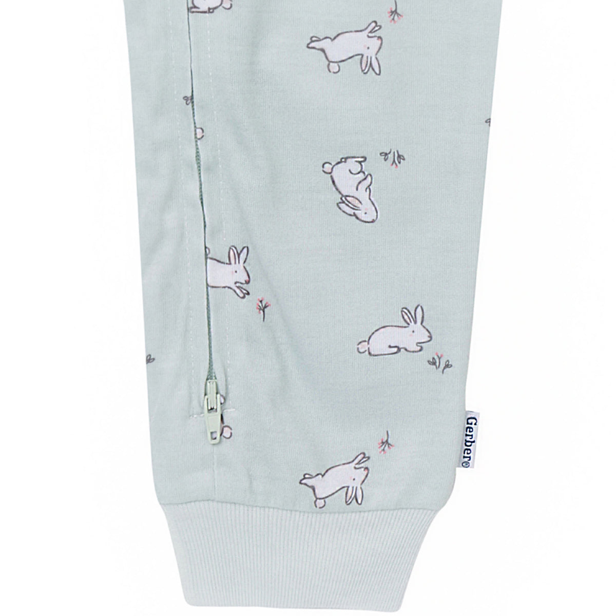 3-Pack Infant & Toddler Girls Bunnies Footless Pajamas, view 13
