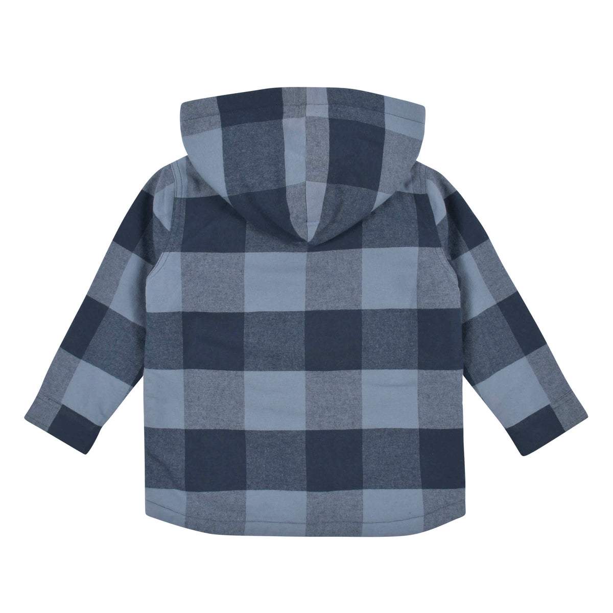 2-Piece Infant & Toddler Boys Navy Plaid Flannel Jacket & Jogger Set, view 5