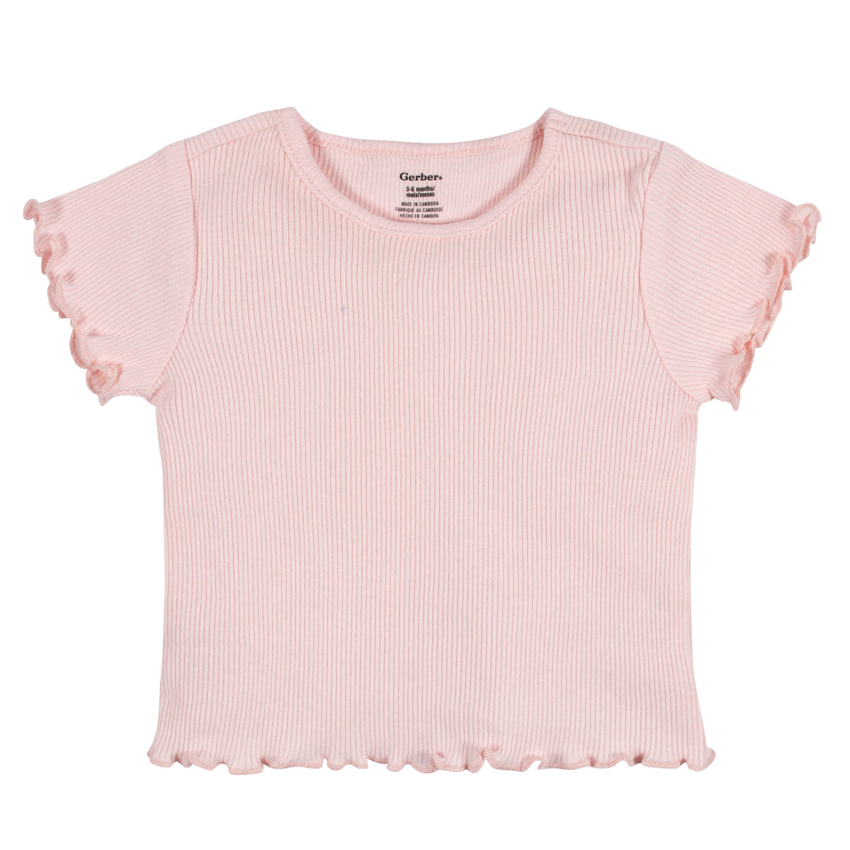 3-Pack Baby & Toddler Girls Sweet Florals Short Sleeve Tees, view 4