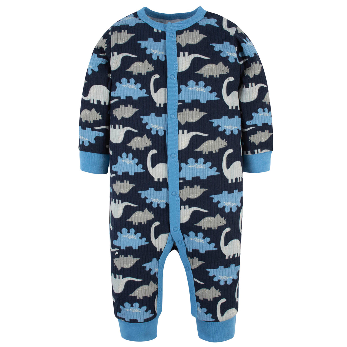 2-Piece Baby Boys Dinosaurs Coverall & Hat Set, view 3