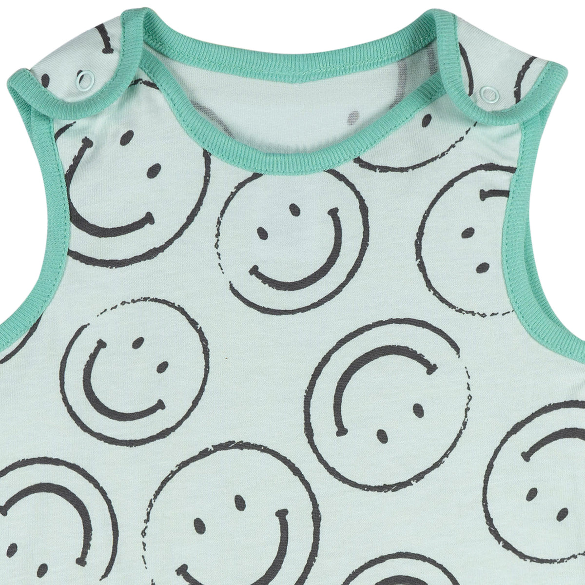 3-Pack Baby Neutral Smiles Rompers, view 3