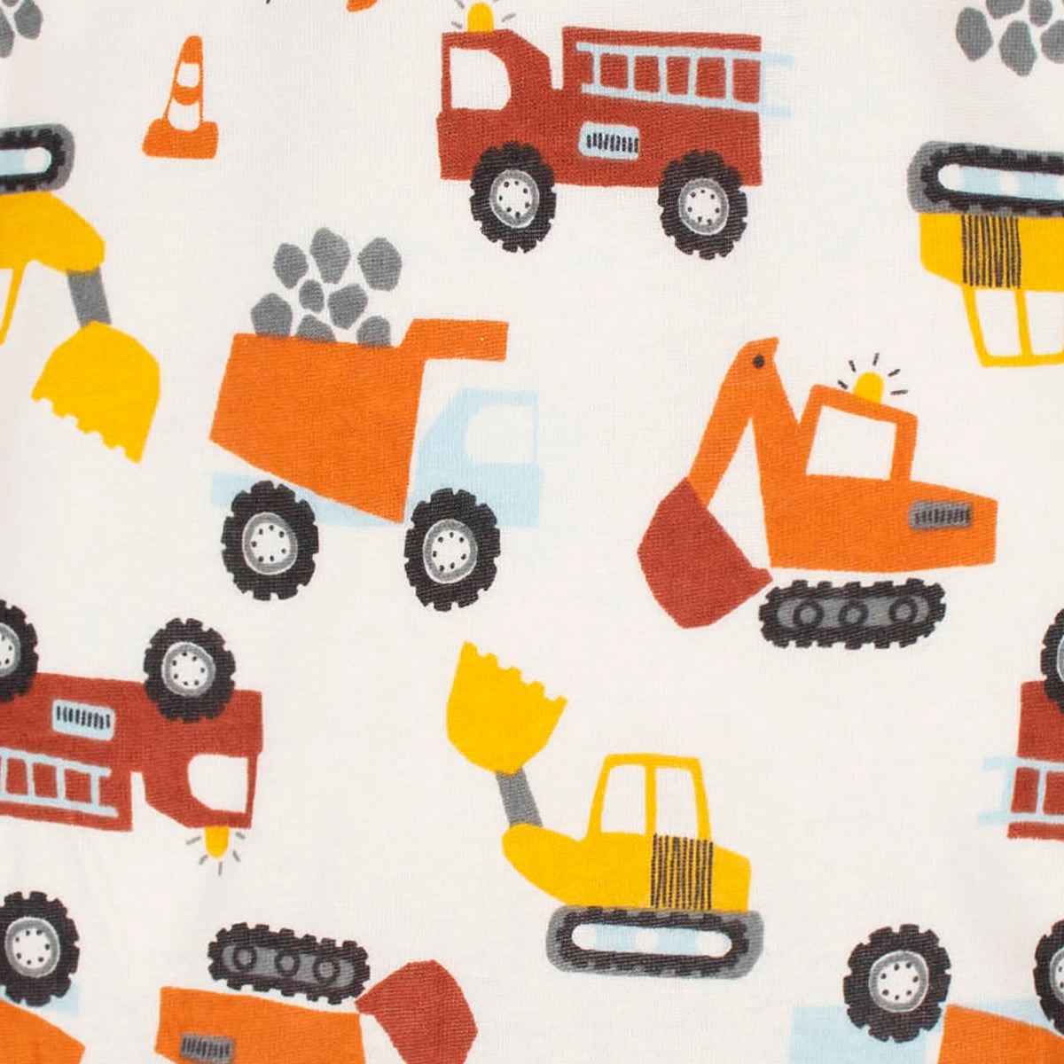 4-Pack Baby Boys Transportation Zone Gowns, view 7