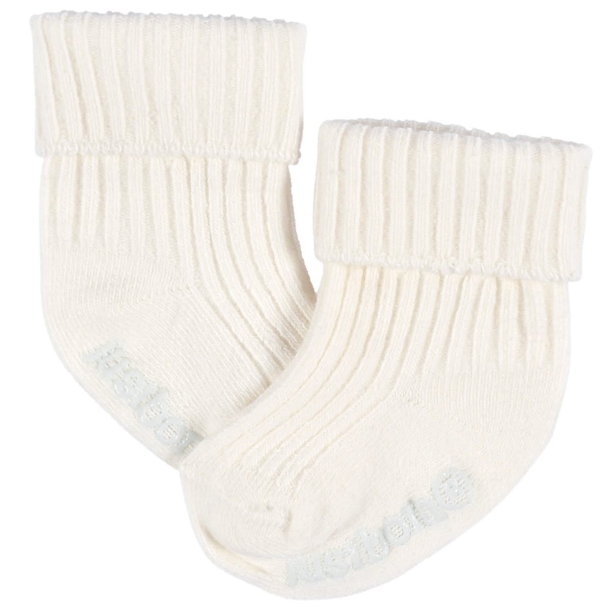 6-Pack Baby Boys Blue Rolled Cuff Ribbed Socks, view 3