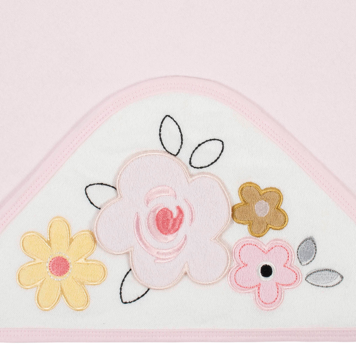 2-Pack Baby Girls Ballerina Hooded Towels, view 3