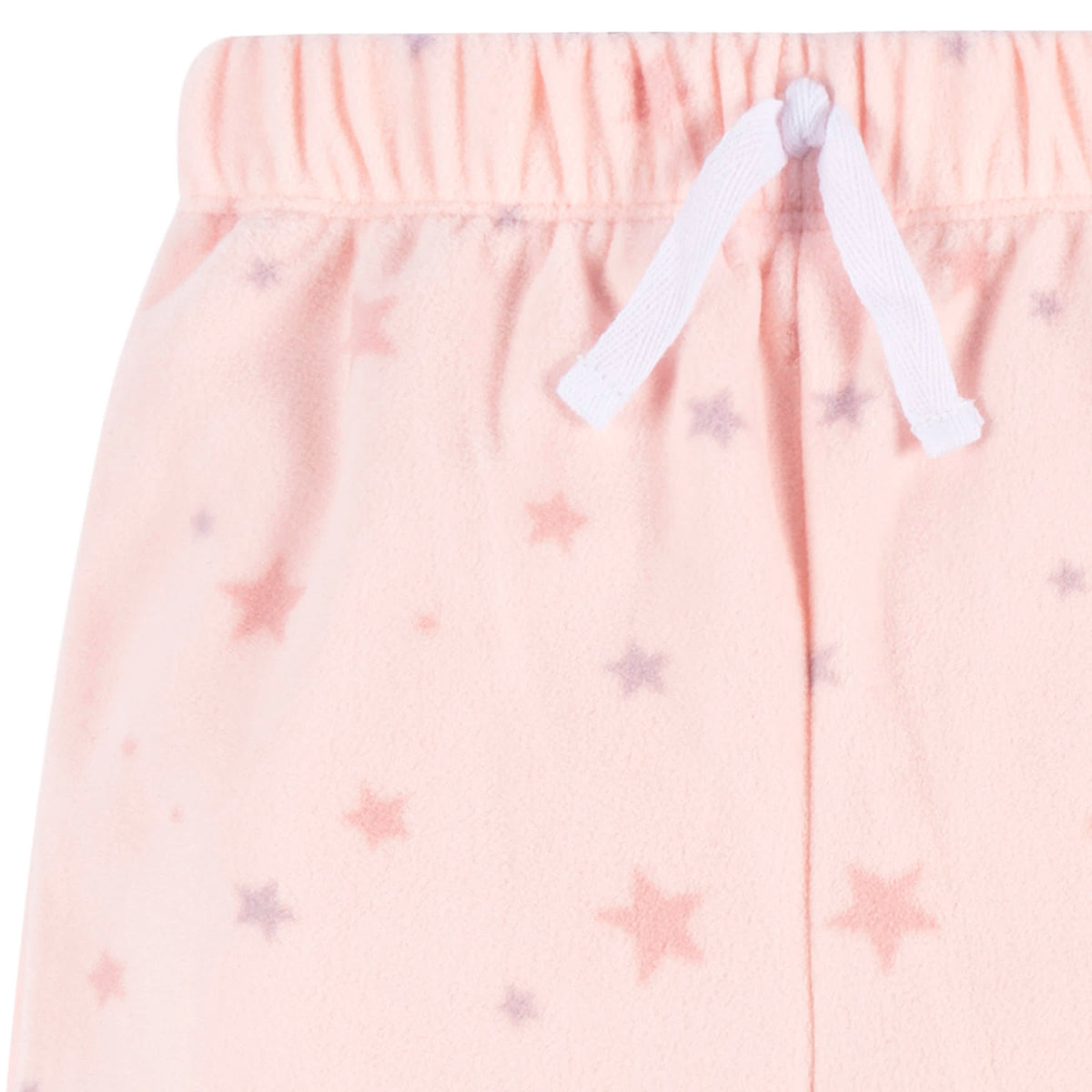 2-Piece Infant & Toddler Girls Pink Stars Fleece Pajamas, view 5