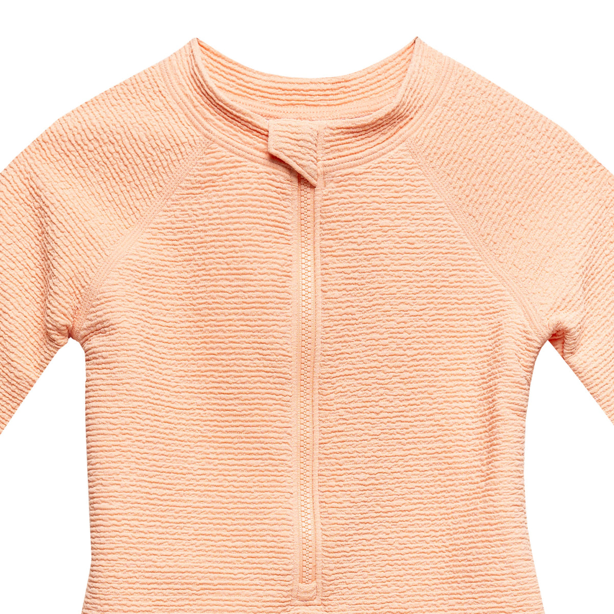 Toddler Girls Peach Rashguard, view 8