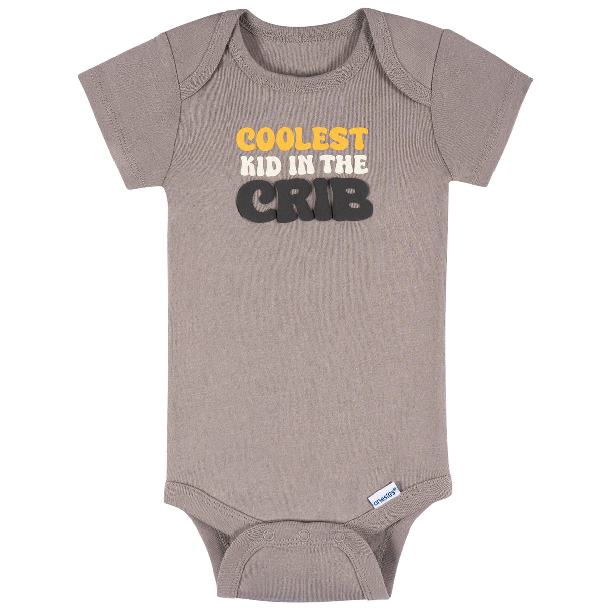 8-Pack Baby Neutral Hello Naptime Short Sleeve Onesies Bodysuits, view 5