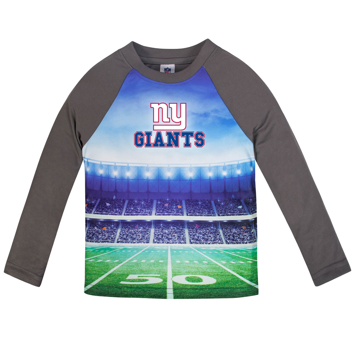 New York Giants Toddler Boys Long Sleeve Tee Shirt