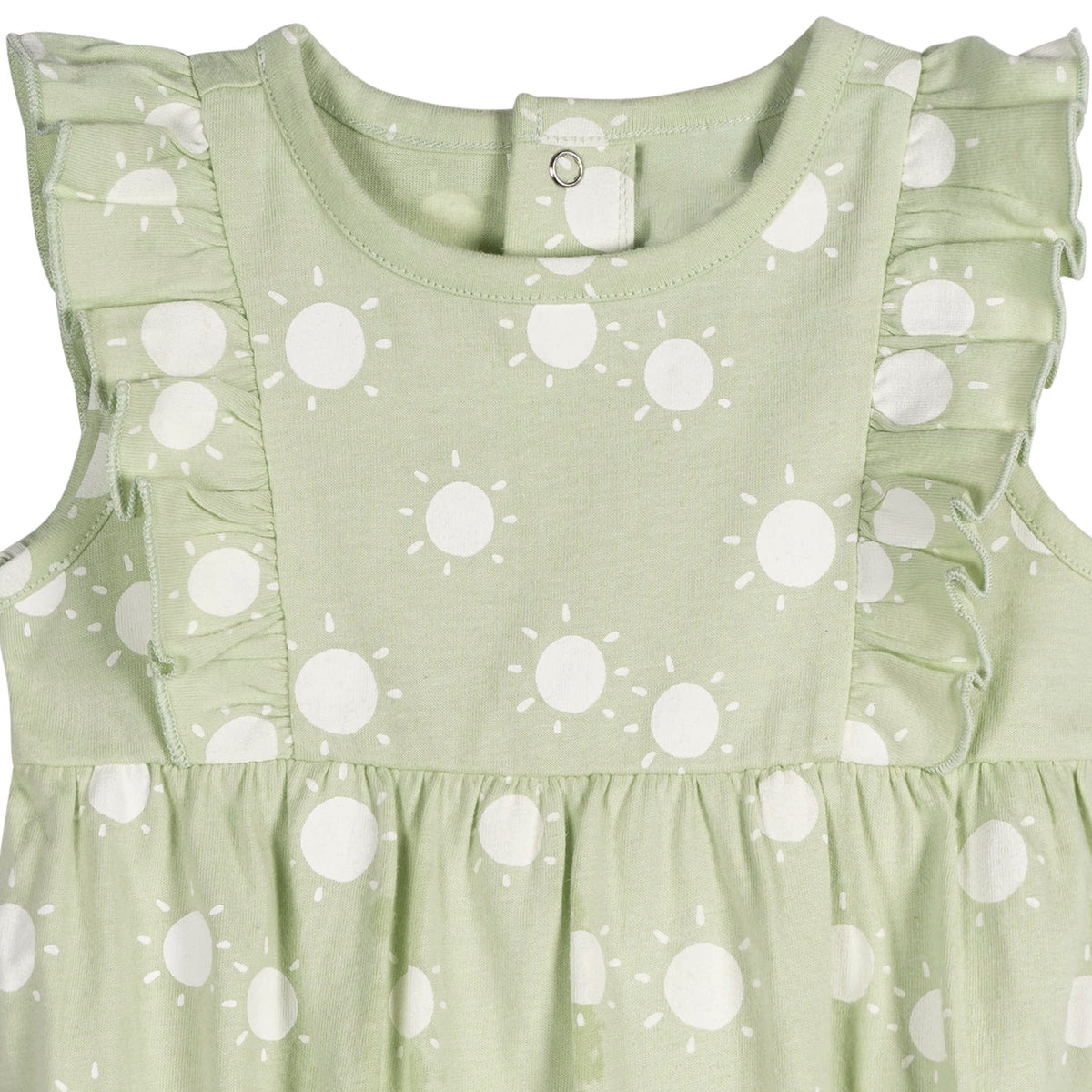 3-Pack Baby Girls Garden Rompers, view 5