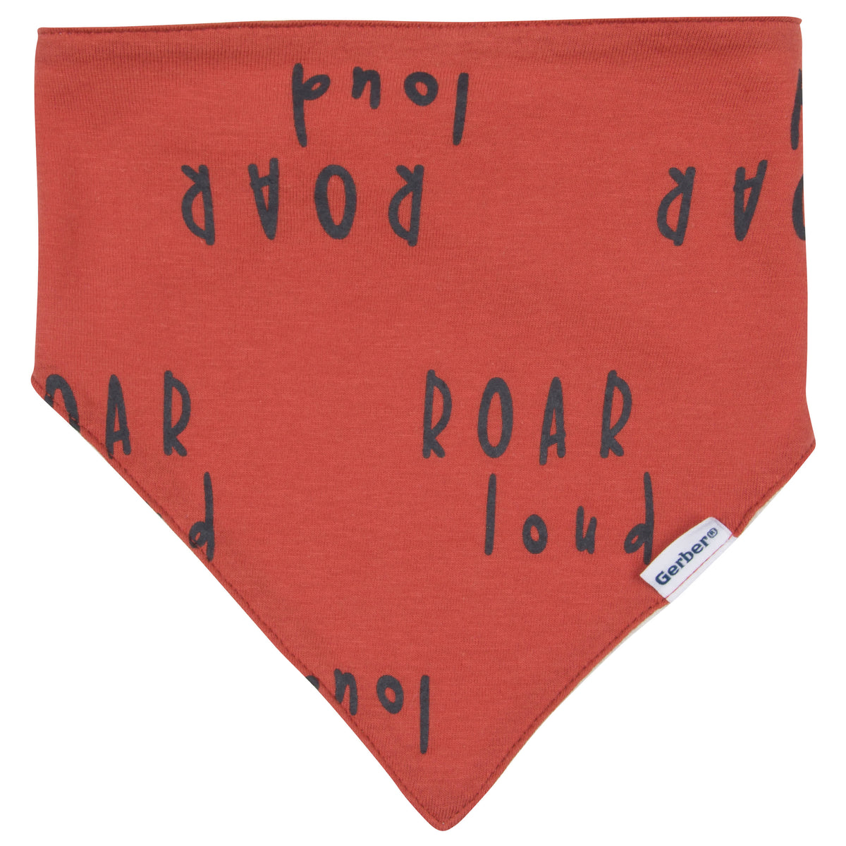 4-Pack Baby Boys Safari Bandana Bibs, view 3