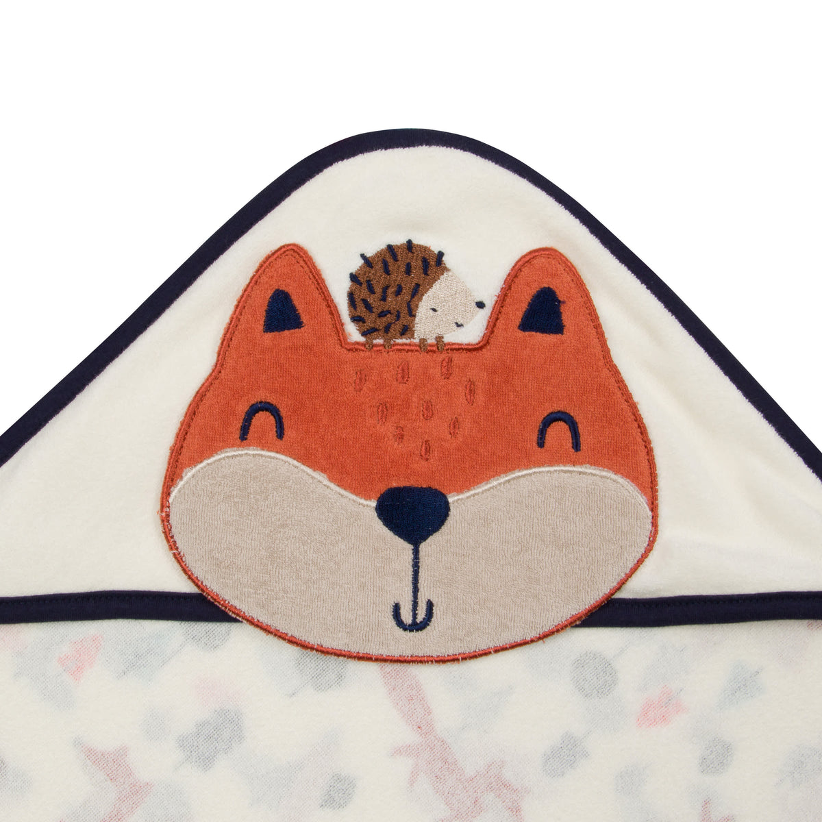 4-Piece Baby Boys Fox Hooded Towel & Washcloth Set, view 2