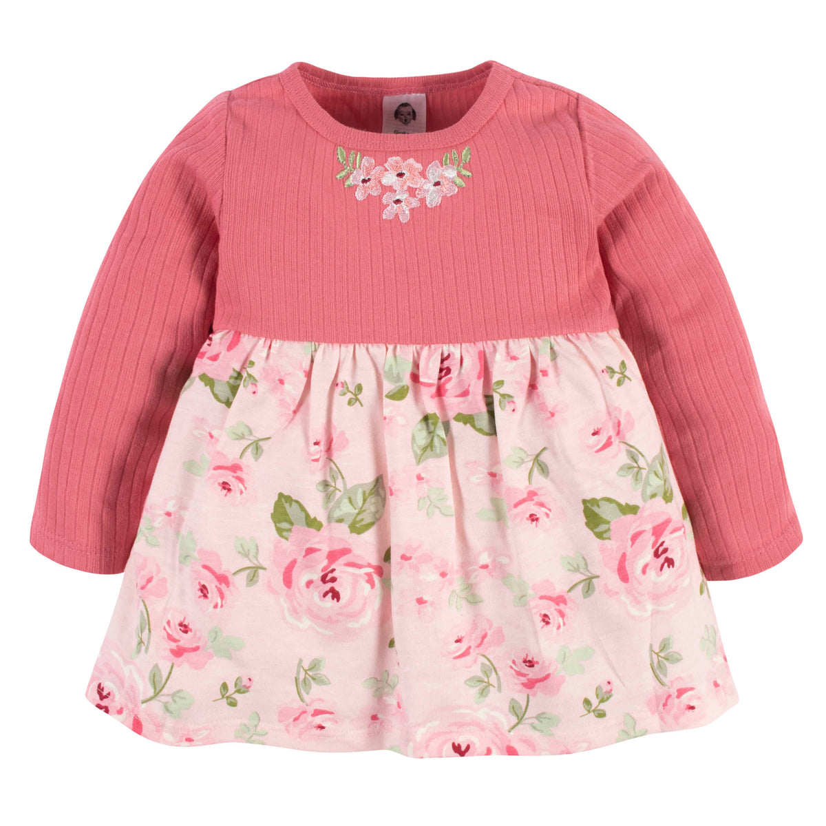 2-Piece Baby & Toddler Girls Flower Dress & Legging Set, view 2