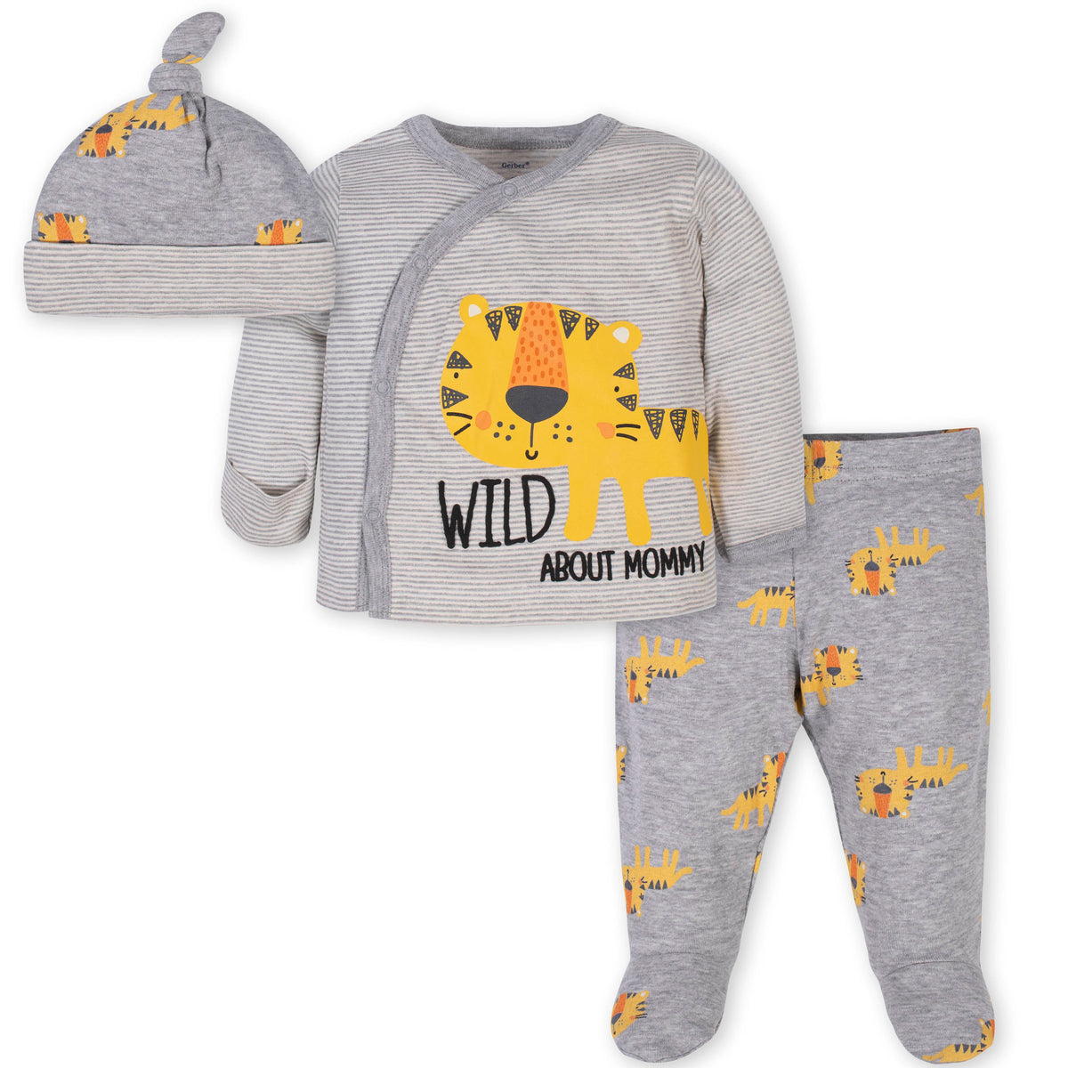 3-Piece Baby Boys Tiger Take Me Home Set
