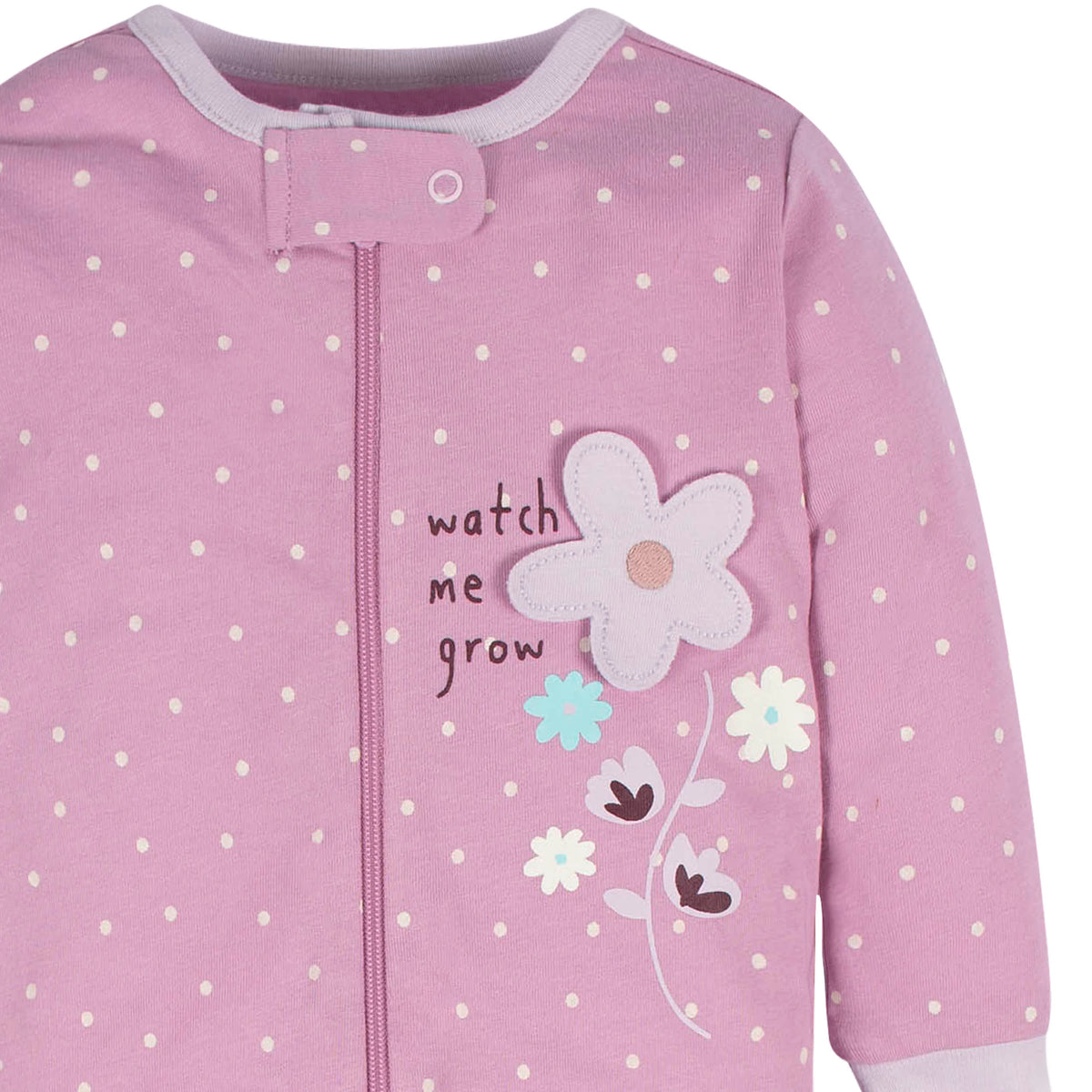 4-Pack Baby Girls Lavender Garden Sleep 'N Plays, view 5