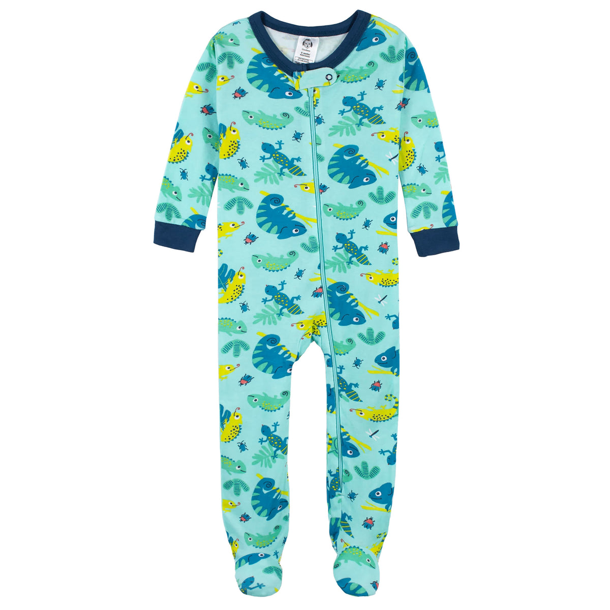 2-Pack Baby & Toddler Boys Bug Expert Snug Fit Footed Cotton Pajamas, view 4