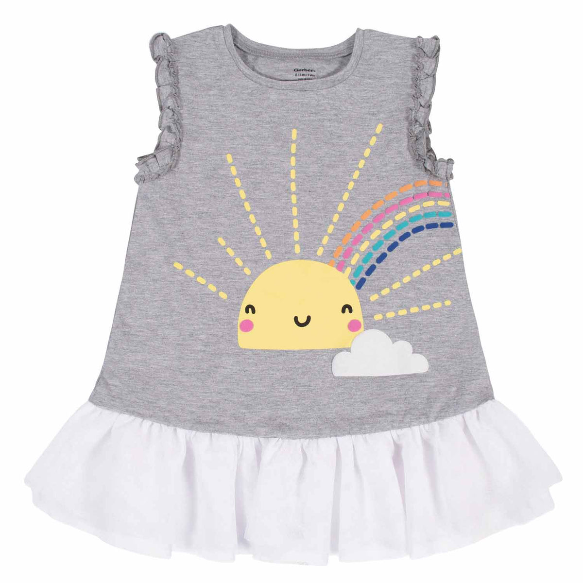 2-Piece Toddler Girls Sunshine Tunic Set, view 2