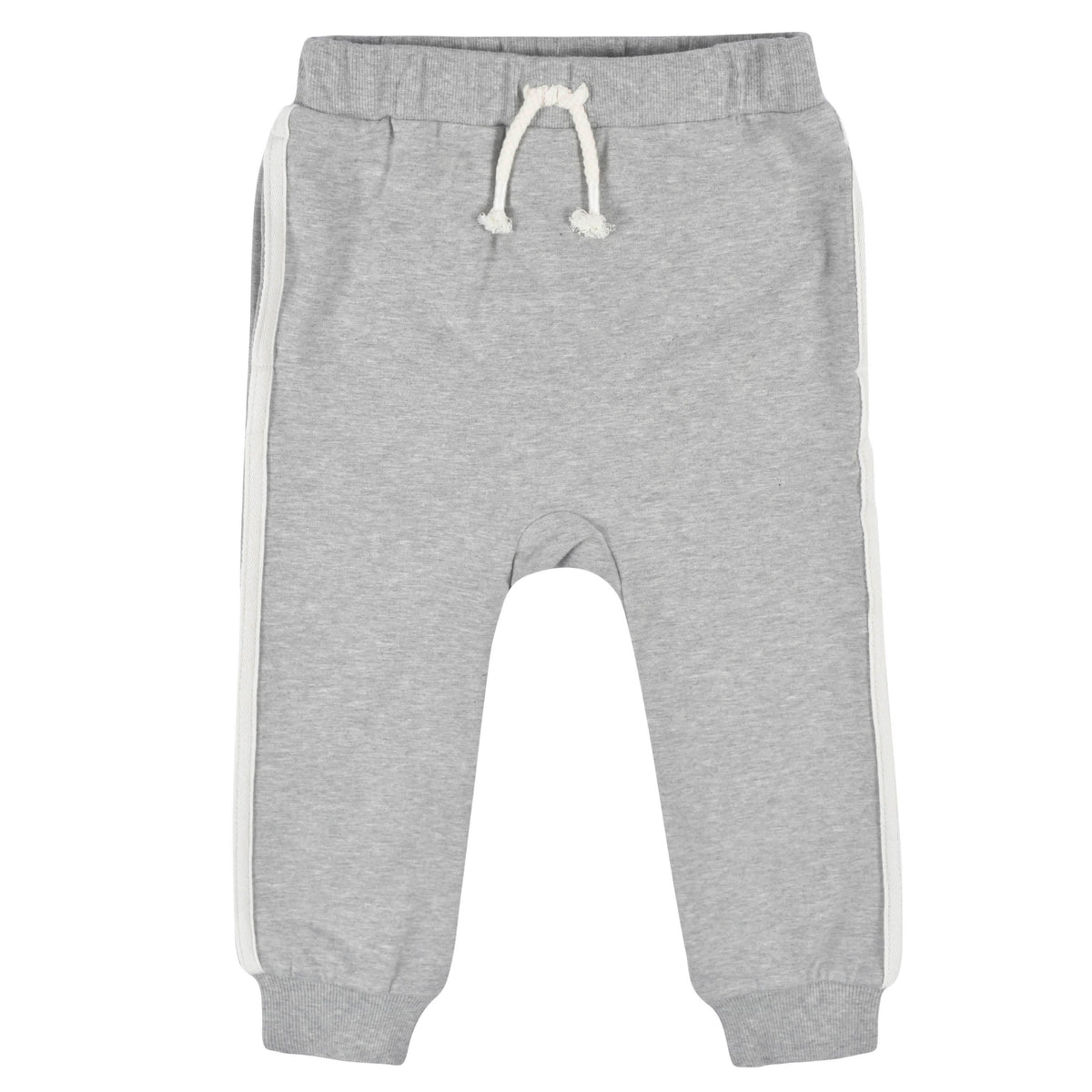 3-Pack Infant & Toddler Boys Mustard & Gray Joggers, view 4