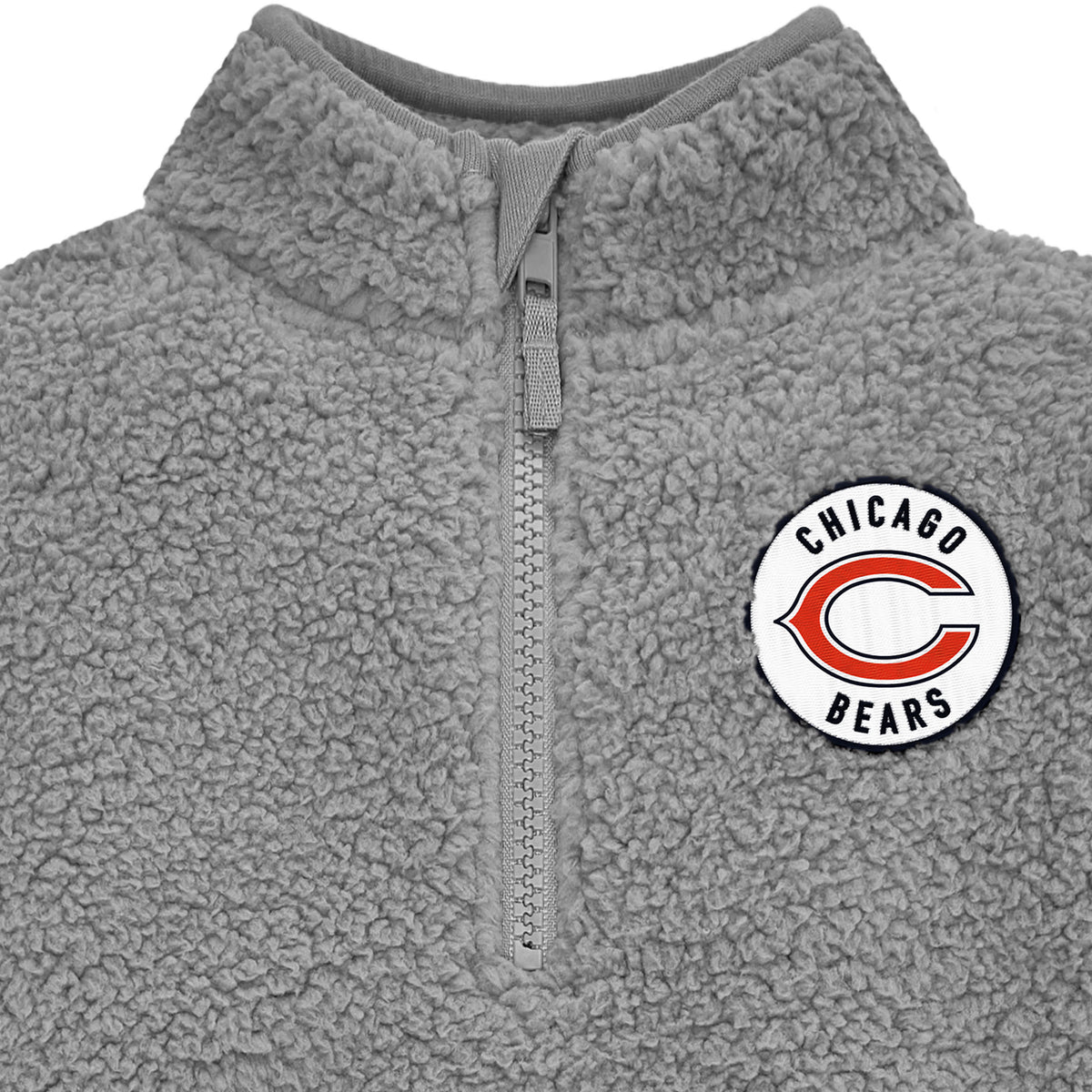 Infant & Toddler Boys Bears 1/4 Zip Sherpa Top, view 2