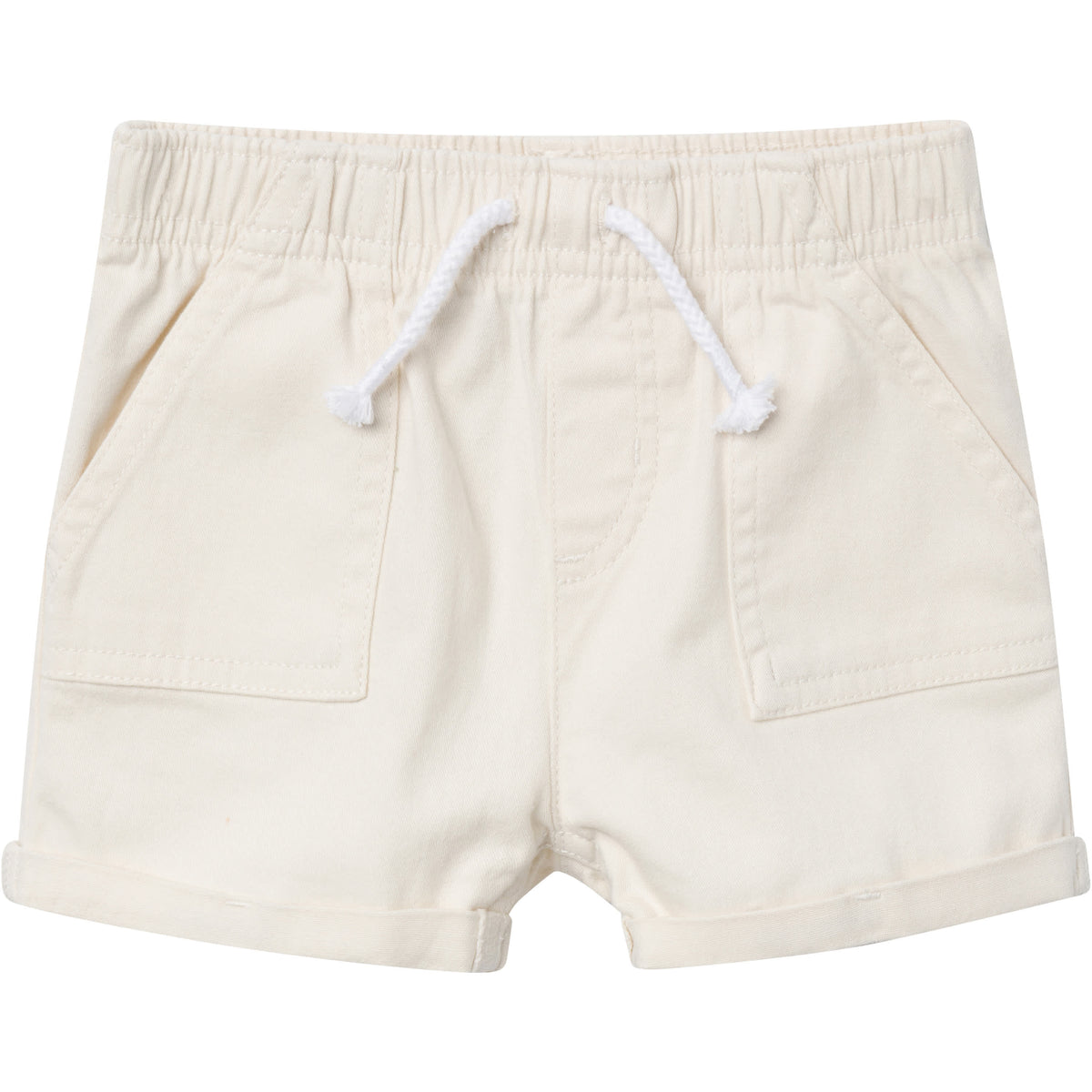 Baby & Toddler Girls Light Tan Stretch Twill Shorts