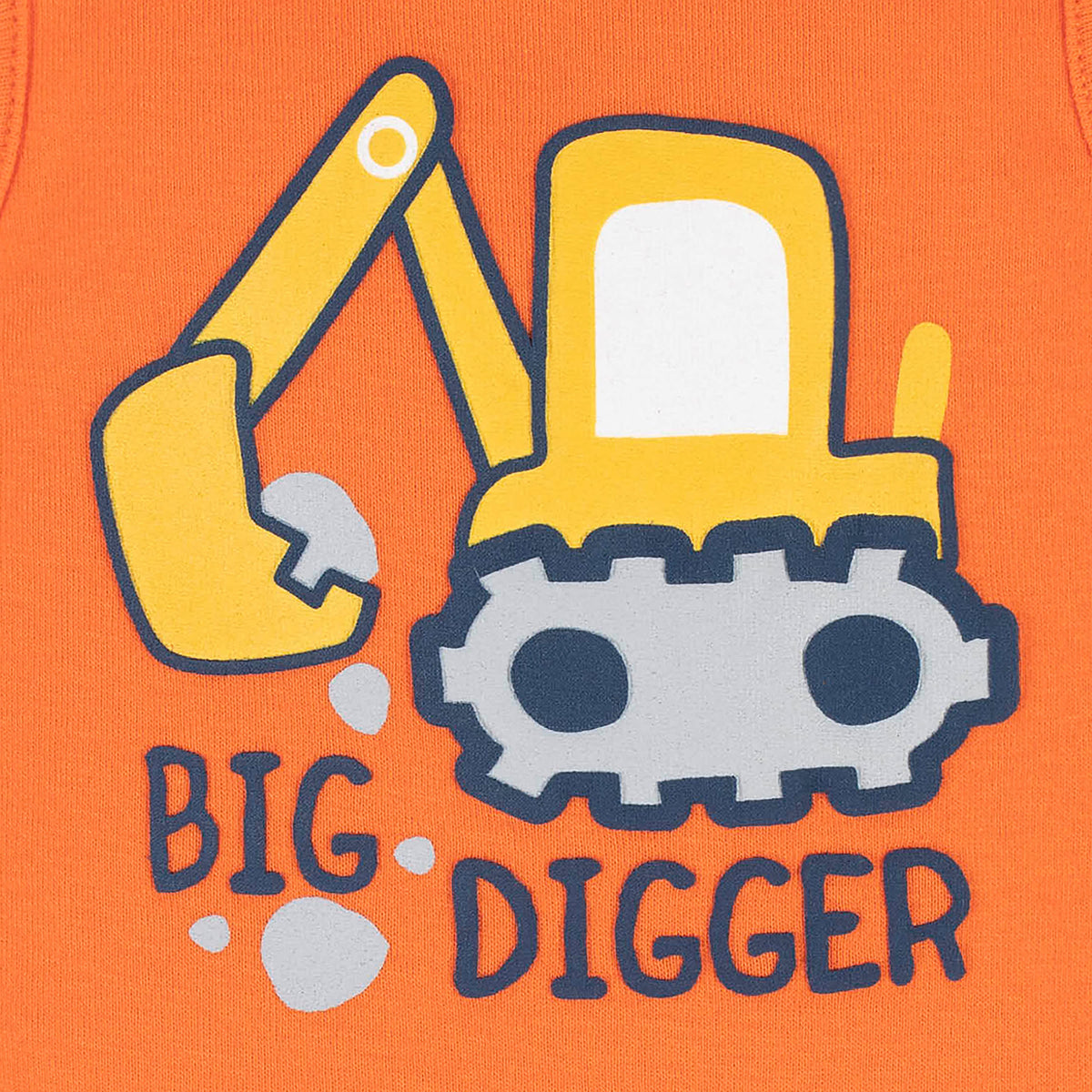 4-Pack Baby Boys Big Digger Tank Onesies Bodysuits, view 7