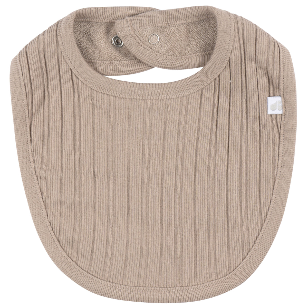 3-Piece Baby Neutral Tan/Ivory Bandana Set, view 3