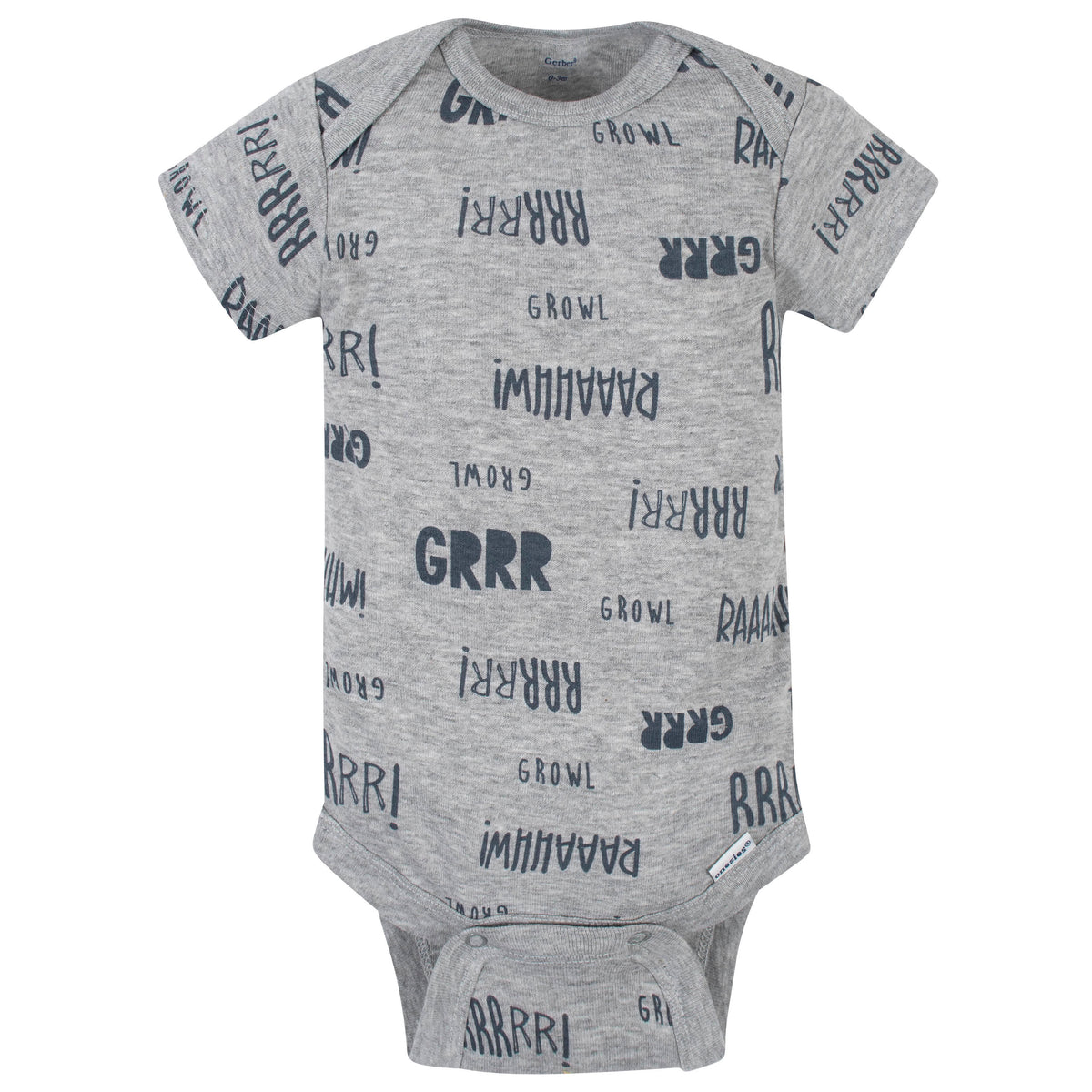 5-Pack Baby Boys Dino Short Sleeve Onesies Bodysuits, view 4