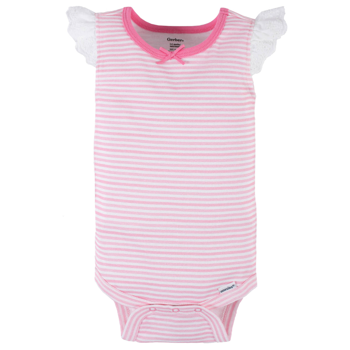 4-Pack Baby Girls Unicorn Tank Onesies Bodysuits, view 5