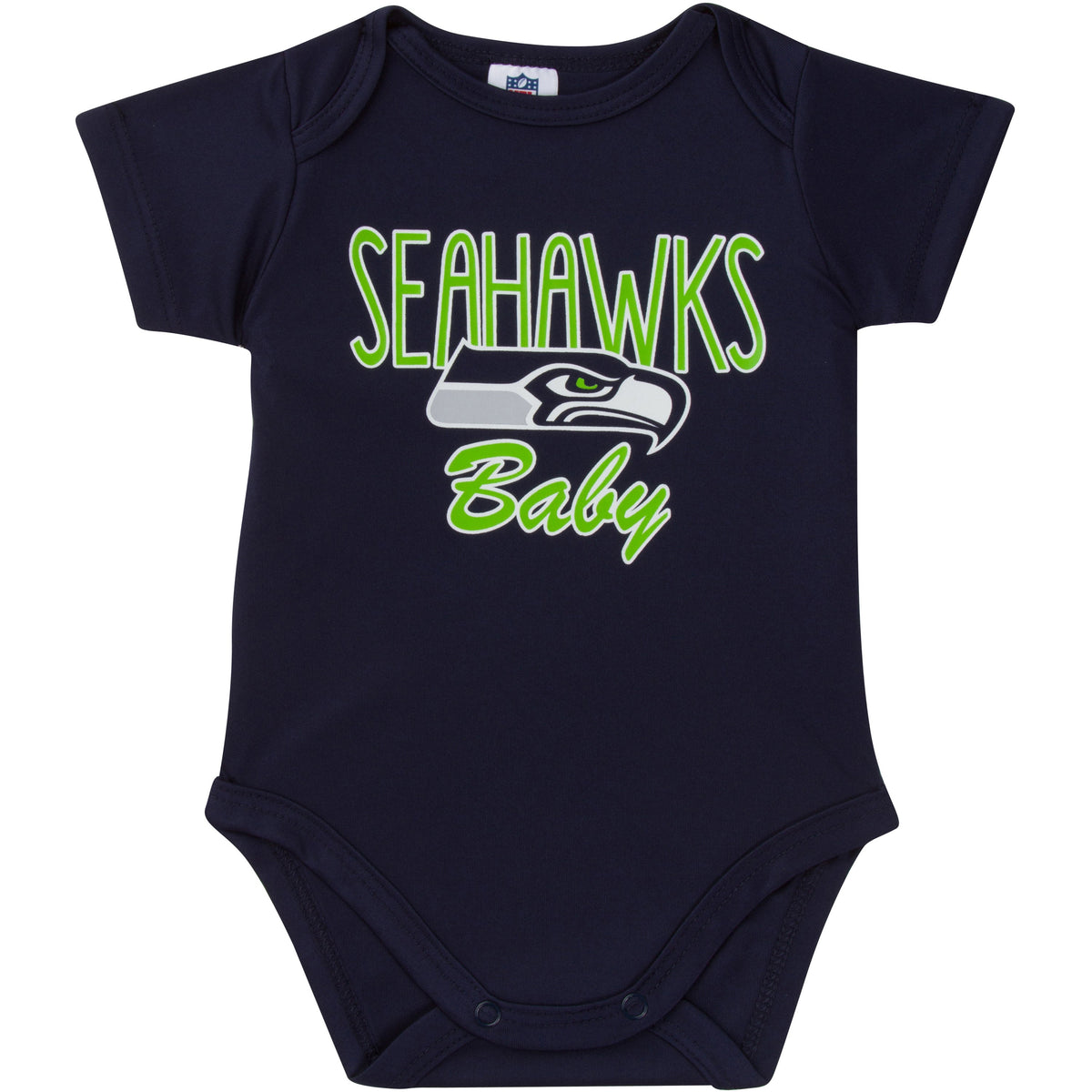 Seattle Seahawks Toddler Boys Short Sleeve Bodysuit